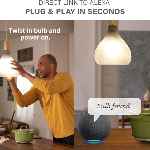 Sengled Smart Light Bulbs, Color Changing w/ Alexa Bluetooth Mesh 8.7W 800LM, 1 - Picture 4 of 12